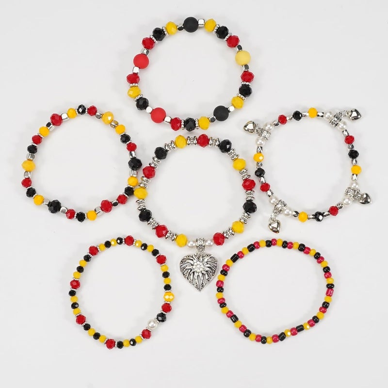 Lonext Halloween Bracelets Stackable Heishi Beaded Stretch Bracelets - Image 3